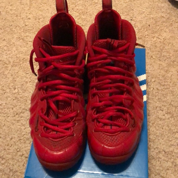 Nike Air Foamposite Pro “October Red” *used* - Picture 2 of 6